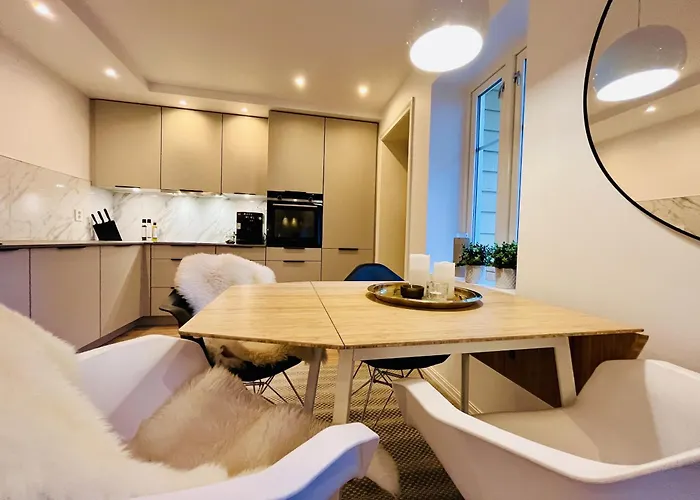 아파트 Eksklusiv Sentralt I 베르겐